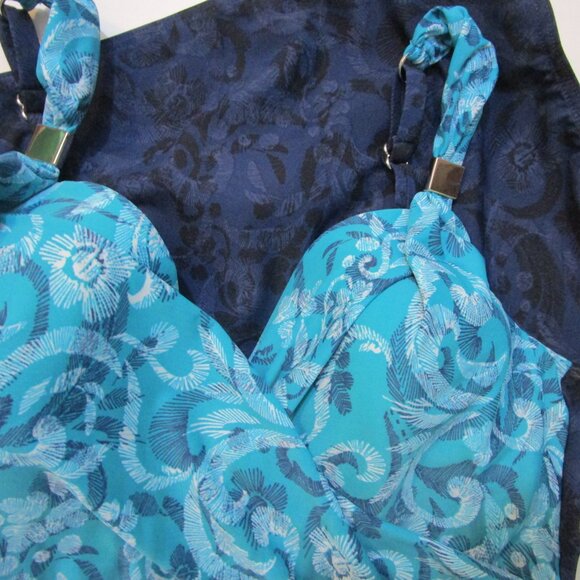 Swimsuit Siren Draped Underwire Look 10 Lbs Lighter in 10 Seconds - Picture 7 of 15